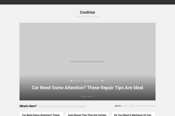 Postboard theme site design template sample