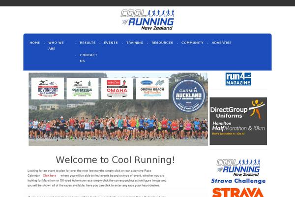 coolrunning.co.nz site used Triathlon