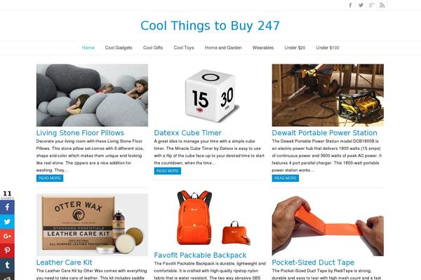 SeaSun theme site design template sample