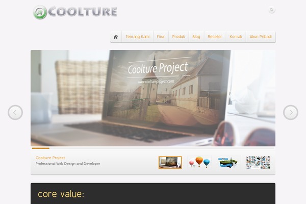 Duotive Fortune theme site design template sample