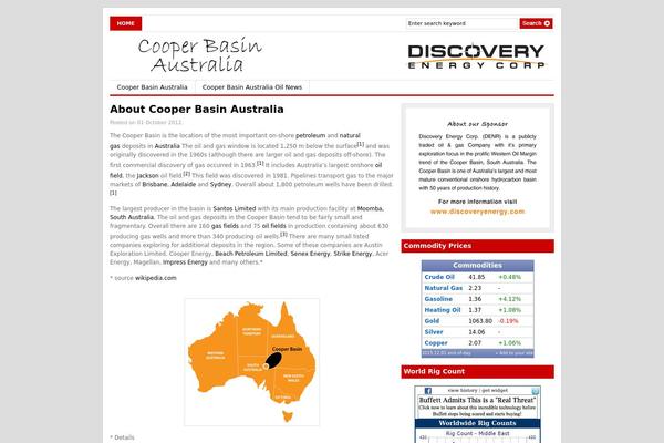 Gazette theme site design template sample