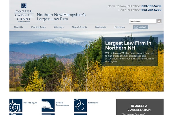 coopercargillchant.com site used Cooper-cargill-chant