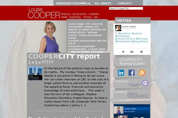 coopercity.co.uk site used Louisecooper
