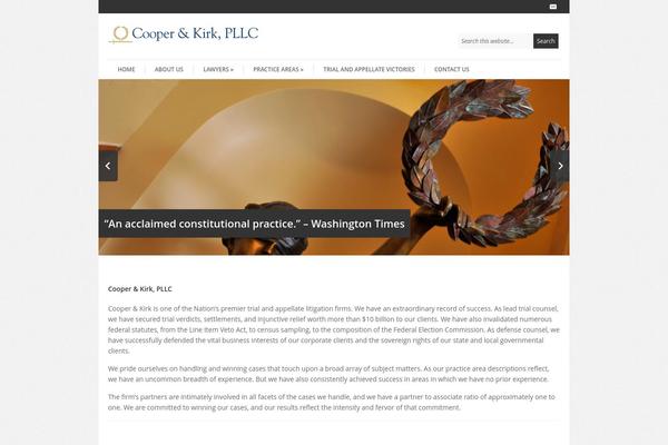 Ck theme site design template sample