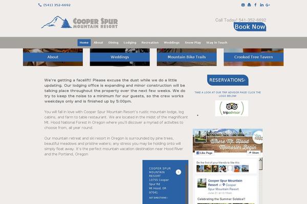 Customify theme site design template sample