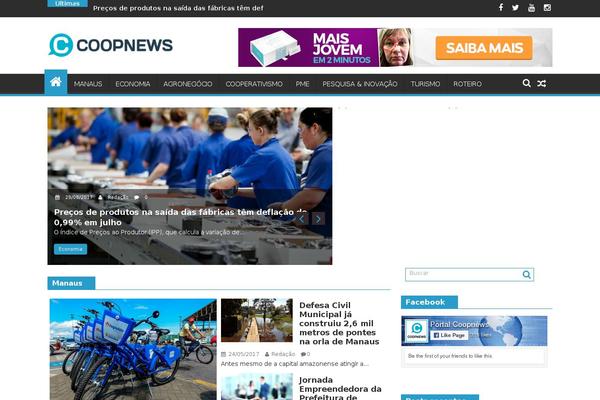 SuperMag theme site design template sample