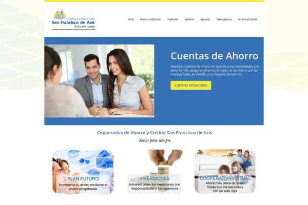 Extensio theme site design template sample
