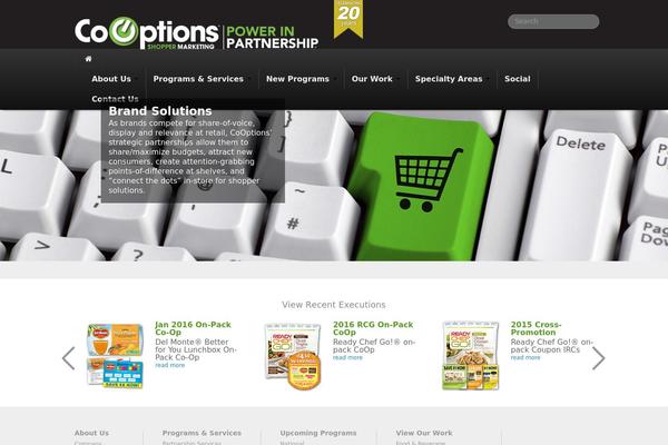 cooptions.com site used Advantage