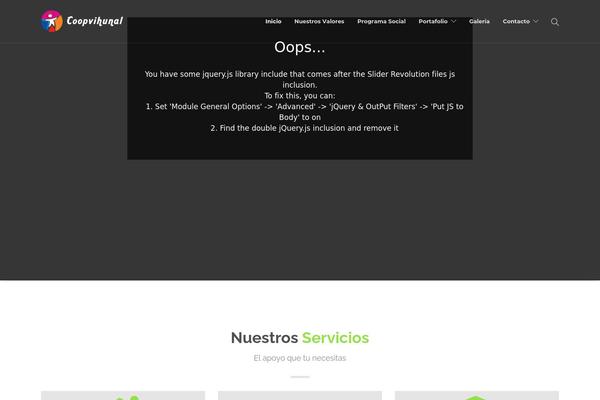 Site using Mega-addons-for-visual-composer plugin