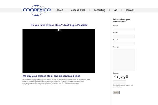 coorey.com site used Coorey