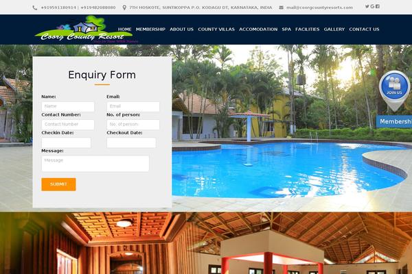 Ccr theme site design template sample