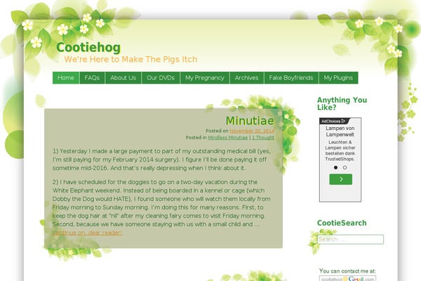 Tender Spring theme site design template sample