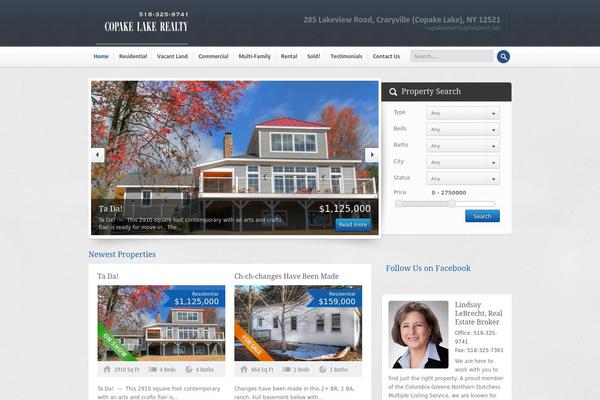 Locality theme site design template sample