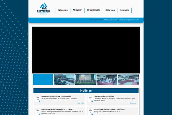 coparmex.com site used Coparmex