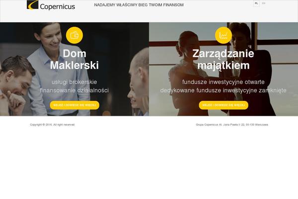 copernicus.pl site used Yeopress