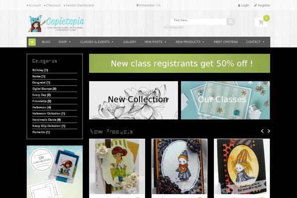 Handystore theme site design template sample