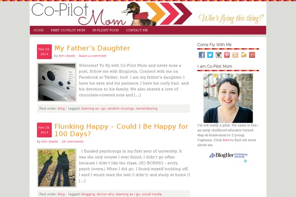 Twenty Fourteen theme site design template sample