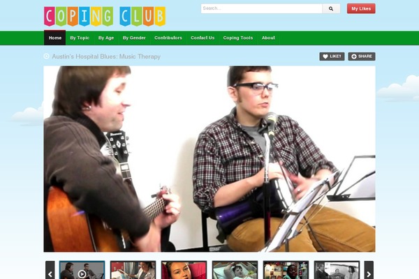 deTube theme site design template sample