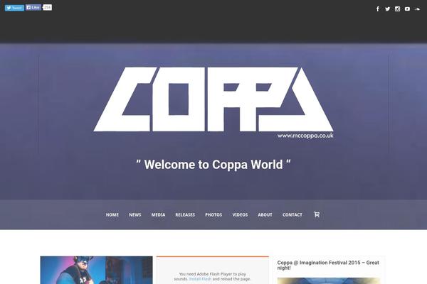 Speaker theme site design template sample