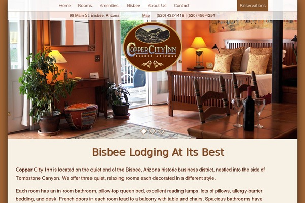 coppercityinn.com site used Coppercity