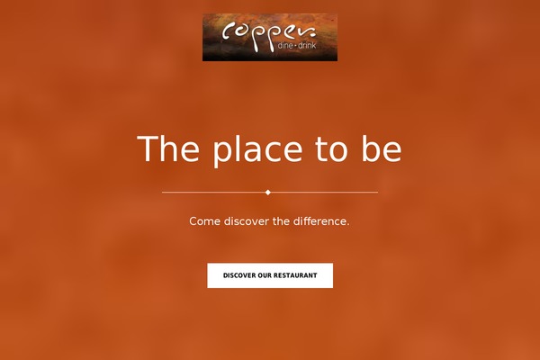 copperdine.com site used Steakhouse