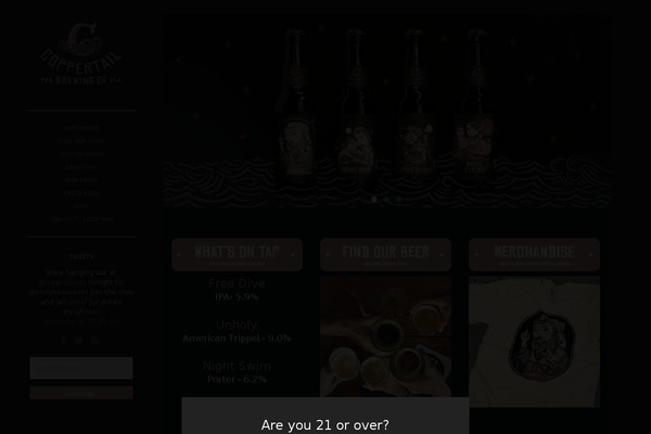 coppertailbrewing.com site used Coppertail-blog