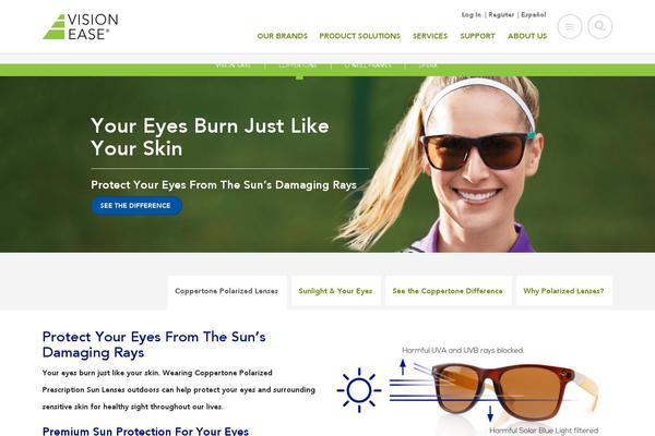 visionease theme websites examples