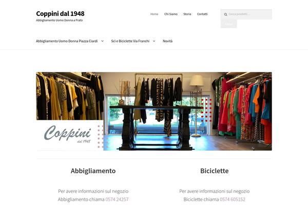 Storefront theme site design template sample