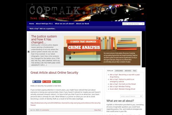 coptalk.info site used Wp Sublime