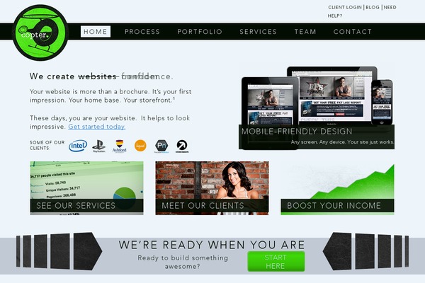 Site using Lazy Load plugin