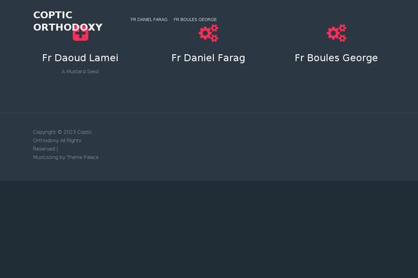 Musicsong theme site design template sample