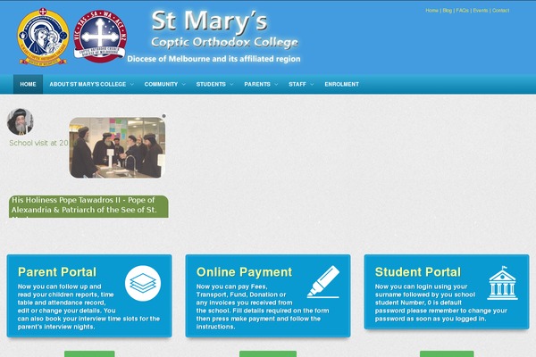 EDU theme site design template sample