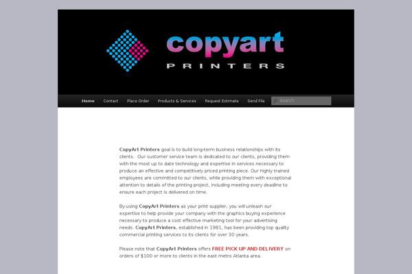 Twenty Eleven theme site design template sample