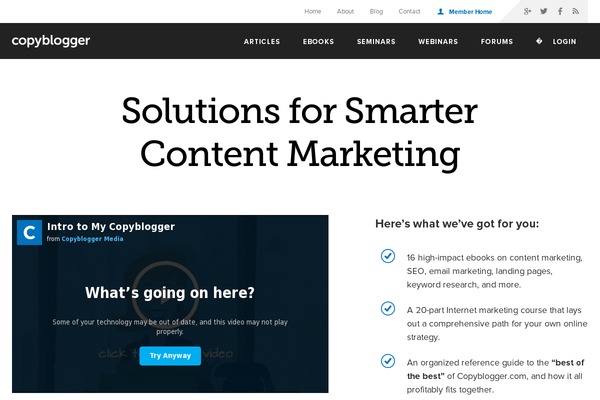 my-copyblogger WordPress theme, websites list used my-copyblogger theme my-copyblogger theme websites examples