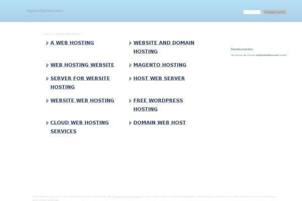 Gibson theme site design template sample