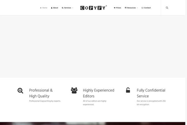 Uncode theme site design template sample