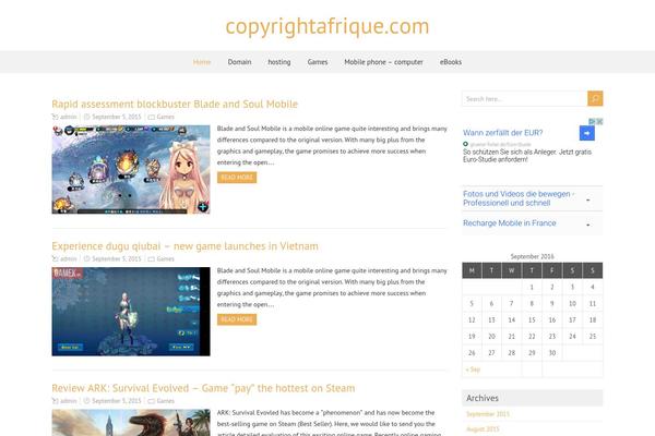 ForeverWood theme site design template sample