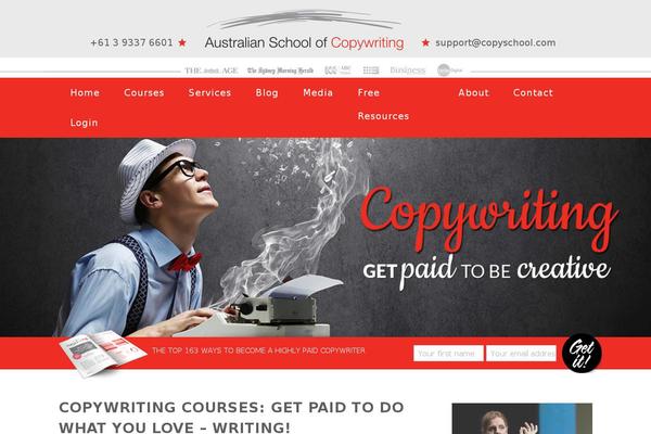 Agile Child theme site design template sample