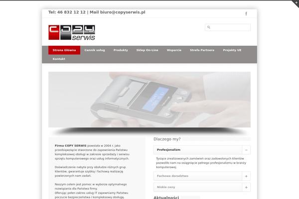 copyserwis.pl site used Copyserwis