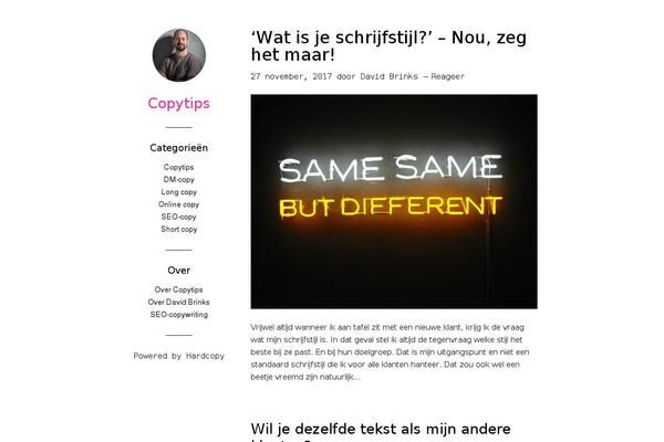 copytips.nl site used Bloggingpro_wr