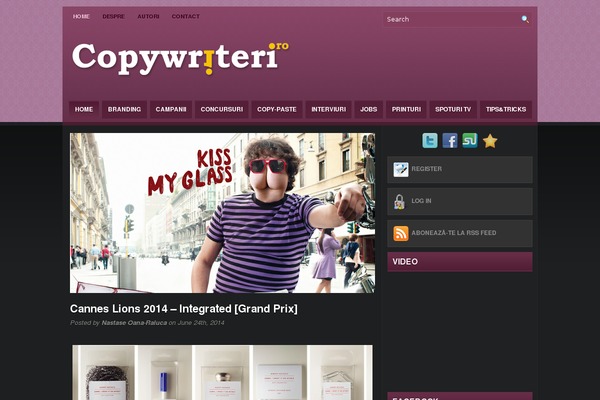 Caprice theme site design template sample