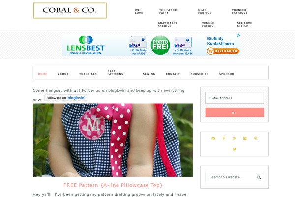 Genesis theme site design template sample