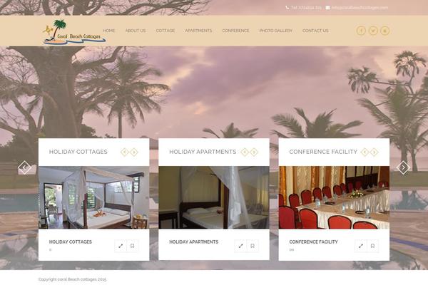 Holiday theme site design template sample