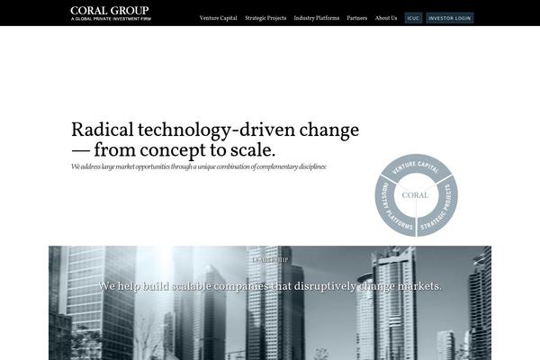 coralgrp.com site used Coral