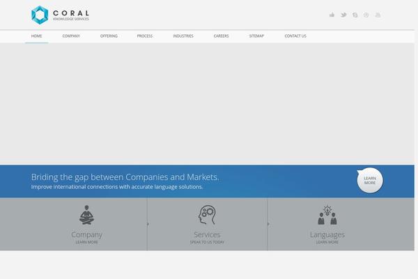 Circles theme site design template sample