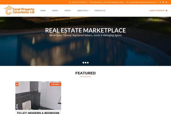 MyHome theme site design template sample