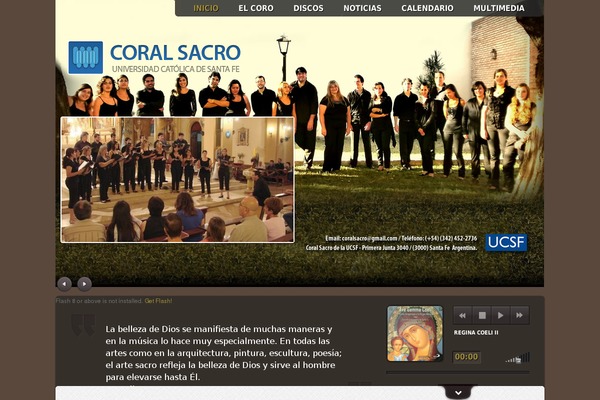 Music theme site design template sample
