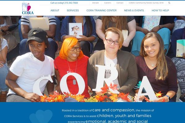 coraservices.org site used Cora