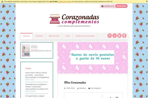Artificer theme site design template sample