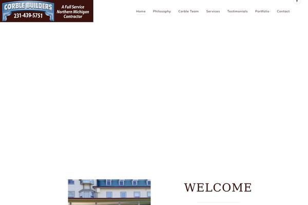 Hampton theme site design template sample